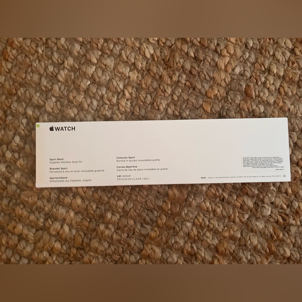 Apple Watch Sport Band in Midnight Sport NWT 42mm - Picture 2 of 4